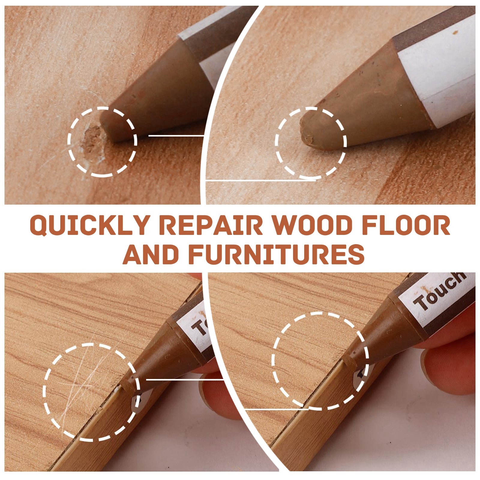 SEISSO 18色 木材補修スティック – 家具・床補修