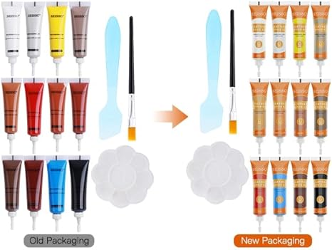 SEISSO Leather Repair Kit – 12 Colors for Sofa, Car Seats, Shoes, Bags – Fix Scratches, Tears, Holes