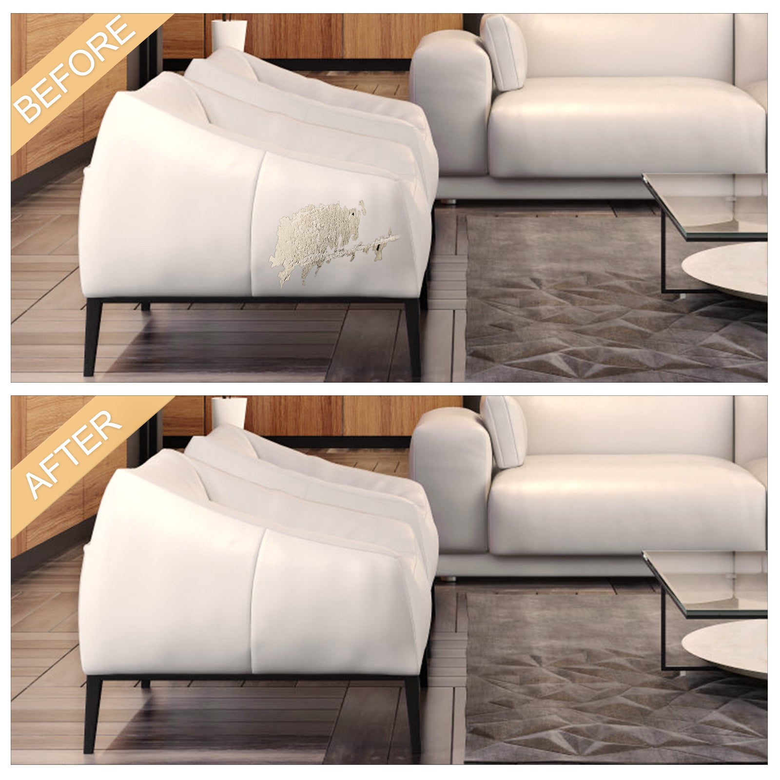 SEISSO 粘着式合成皮革補修パッチ – 40×200cm、丈夫で貼りやすい