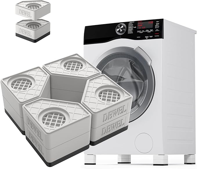 Dryer with DEWEL dryer stand on a white background