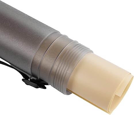 DEWEL 伸縮式ポスターチューブ 防水書類収納ケース ストラップ付き 2個パック