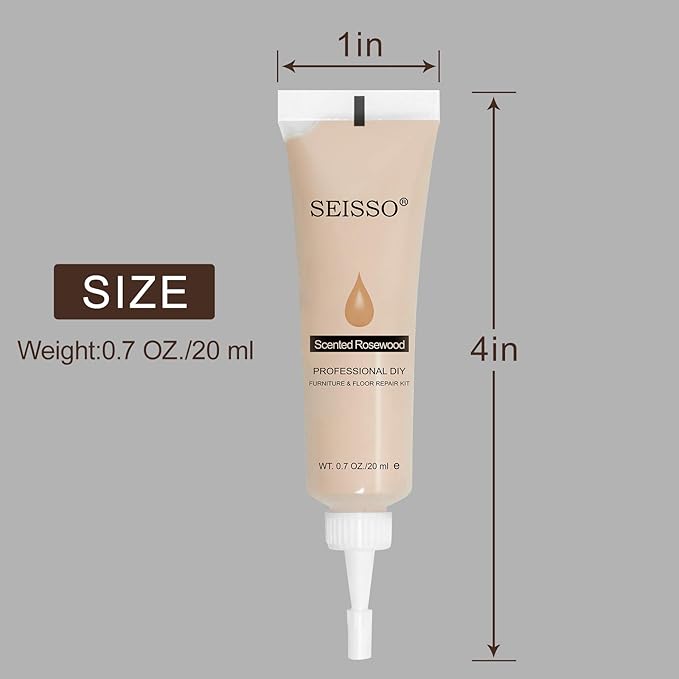 SEISSO 木製家具修理キット – フィラー50個とツール24色