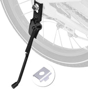 SEISSO 子供用自転車キックスタンド – ユニバーサルリアサイドスタンド、耐久性のあるスチール製、フットパッド付き