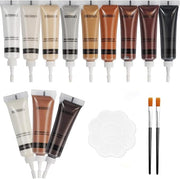 SEISSO Wood Repair Kit 12 Colors Touch Up Fillers for Scratches Stains Floors Tables