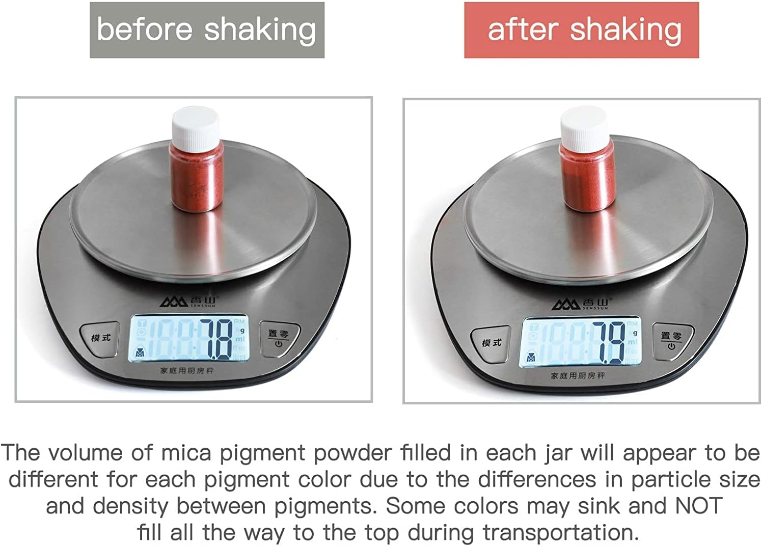 SEISSO マイカパウダー 32色 各5g/0.18オンス – エポキシ樹脂、石鹸、スライム、DIYクラフト、リップグロス用顔料パウダー