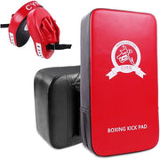 CYFIE Kickboxing & Taekwondo Pads Set – 2 Kick Pads + 2 Punching Mitts for MMA & Karate Training