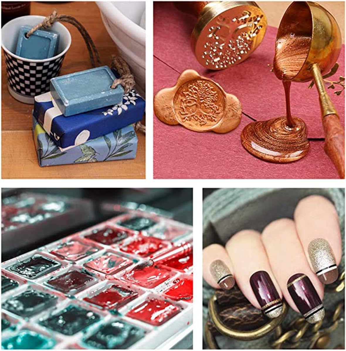 SEISSO マイカパウダー 20色 10g – パールエポキシ樹脂&クラフト顔料