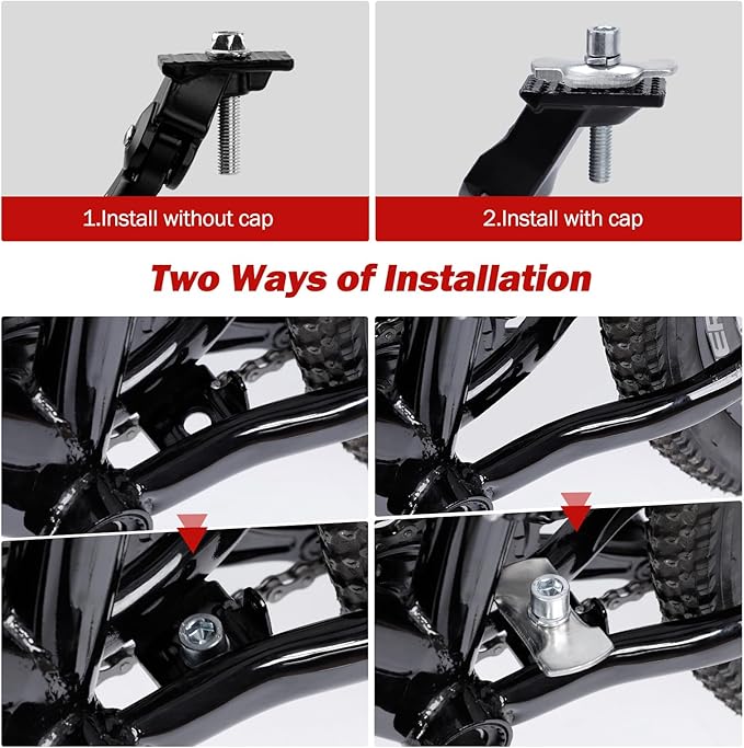 Cyfie Adjustable Bike Kickstand for 18-22"/22-26" Kids and Adult Mountain Road Bikes