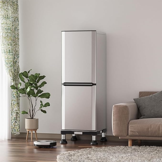 DEWEL Verstellbarer Ständer für Mini-Kühlschrank und Waschmaschine, 12,7–16,8 cm Höhe, 290 kg Tragkraft, passend für 43,2–55,9 cm