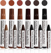 SEISSO Furniture Repair Kit with Markers & Wax Sticks – 13 Pack for Wood Touch Up