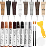 SEISSO Wood Furniture Repair Kit, 8 Colors Markers & Fillers for Scratches – 20 PCS