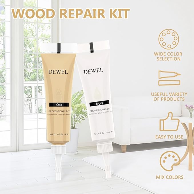 DEWEL 木材補修キット – 床と家具の補修セット