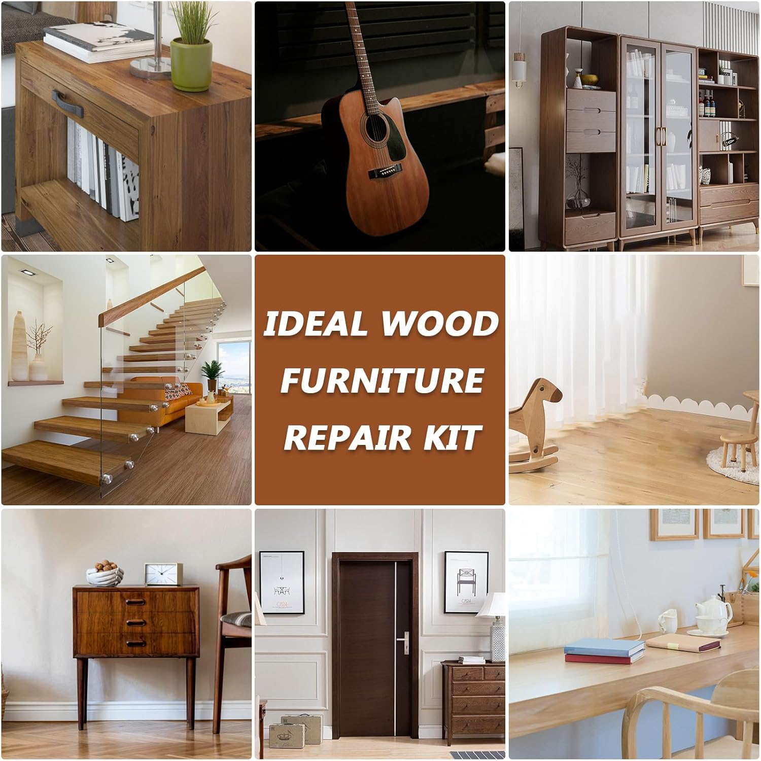 SEISSO 家具タッチアップマーカー – 12色補修キット (19個)