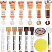 木製家具修理キット - オーク材修理キット(18個入り)