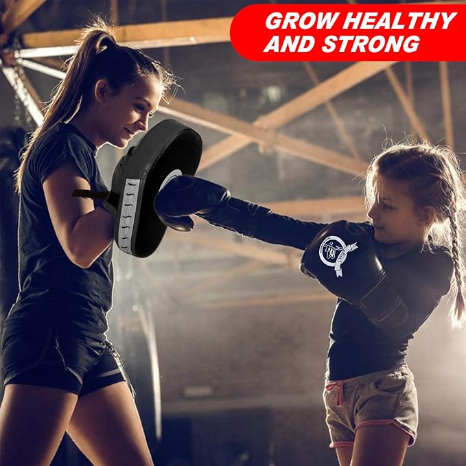 CYFIE Kickboxing Gloves & Pads Set – Punching Mitts for Kids & Adults