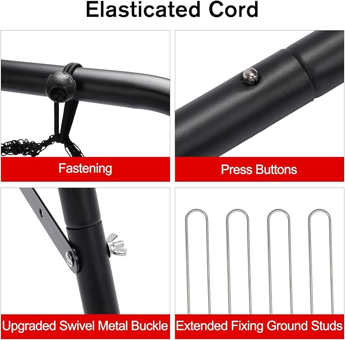 CYFIE Adjustable Soccer & Multi-Sport Rebounder Net – Football, Baseball, Volleyball Training for Kids & Adults