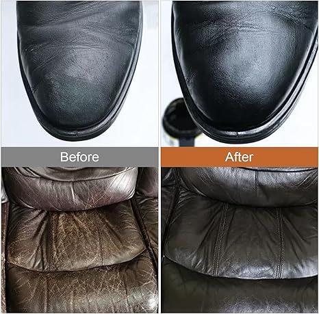 SEISSO 18色レザー&ビニール補修キット(家具、車のシート、靴用) - 簡単レザー染色