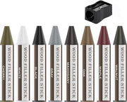 DEWEL 8本入り 木材補修スティック - 家具・床用ワックス補修クレヨン