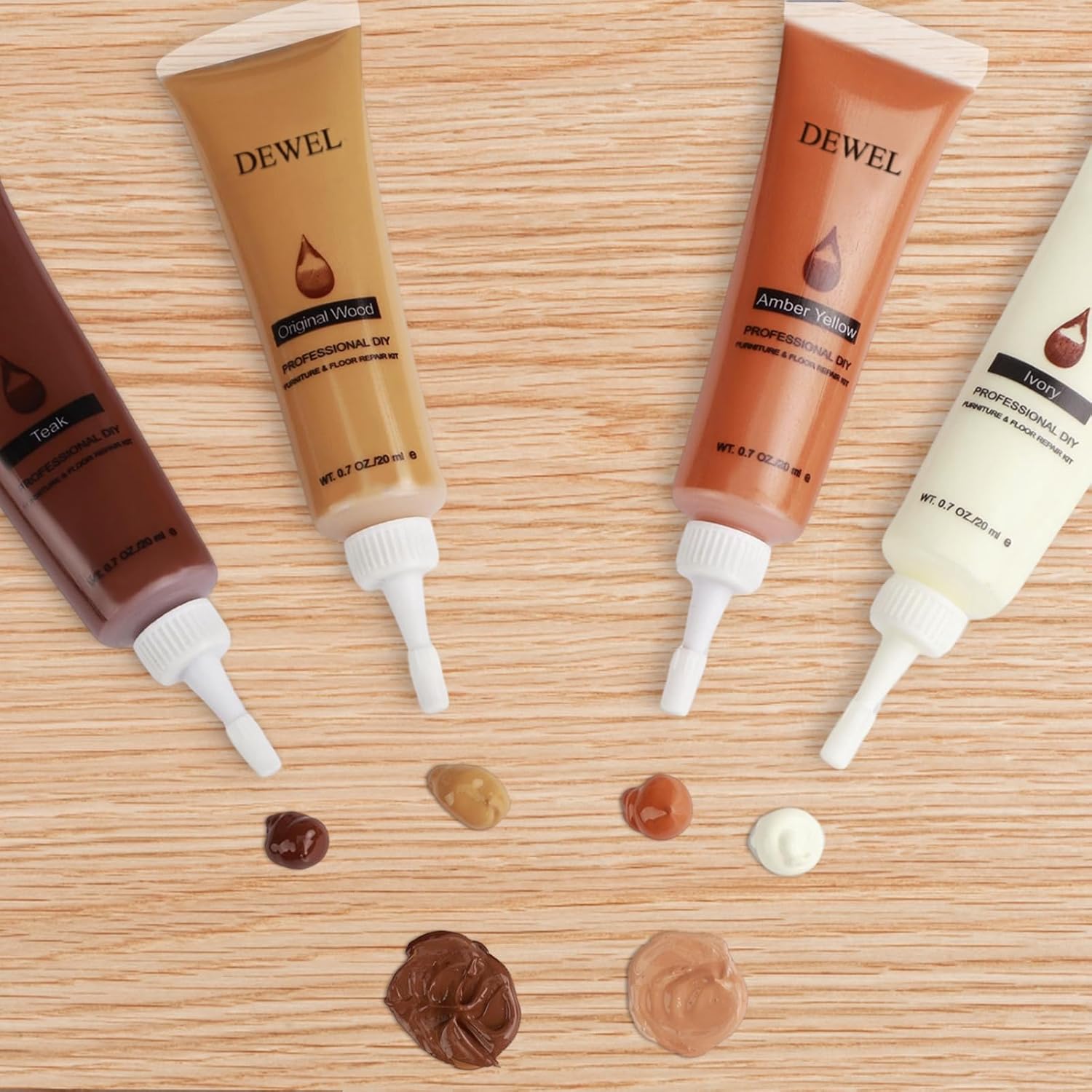 DEWEL 木製家具修理キット 12色 傷や汚れにタッチアップ