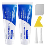 SEISSO グレー壁補修キット – スクレーパーとノズル付き 500g パテ 2個パック