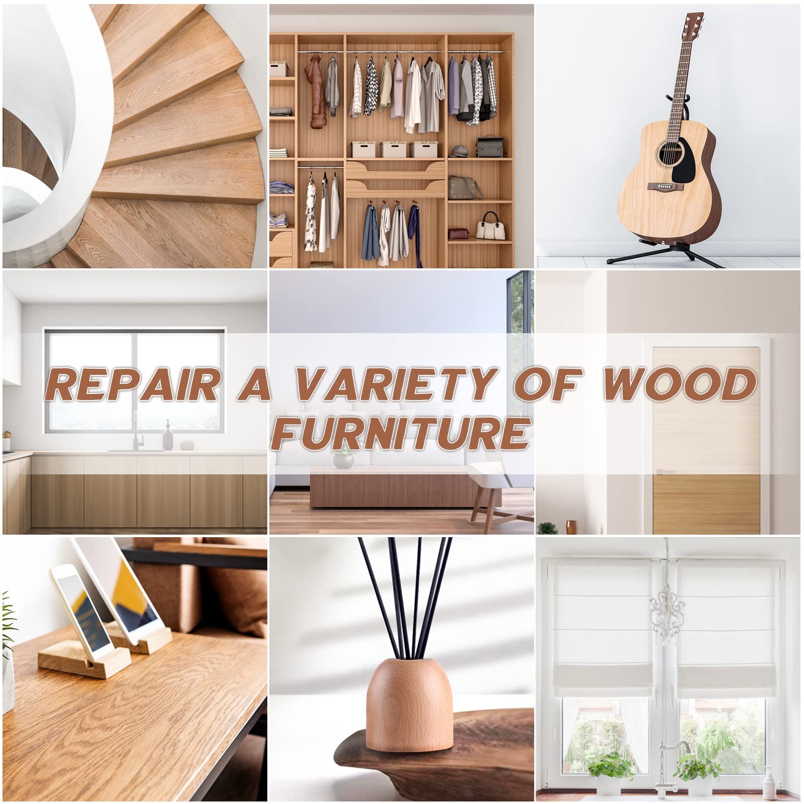 Fix Wood Scratches Instantly – DEWEL 12-Color Furniture Repair Marker Kit