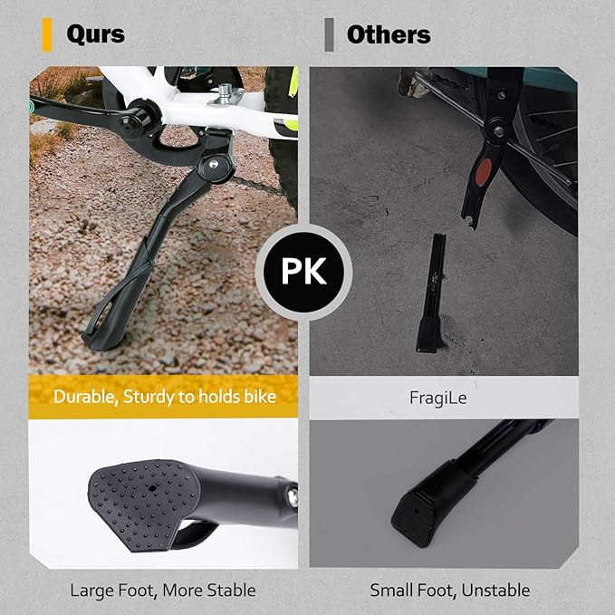 Cyfie Adjustable Bike Kickstand for 18-22"/22-26" Kids and Adult Mountain Road Bikes