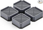 DEWEL Antivibrationspads für Waschmaschinen, 4 Stück – Geräusch- und Bewegungskontrolle