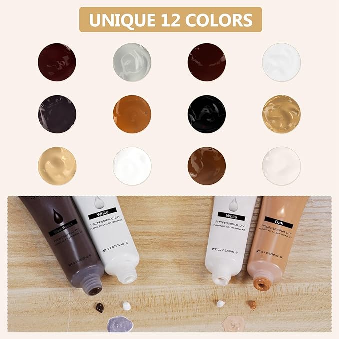 DEWEL 木材補修キット – 床と家具の補修セット