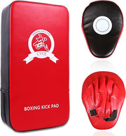 CYFIE 2-in-1 Boxing Pads & Mitts Set for Kids & Youth – Karate, Muay Thai, Taekwondo Training