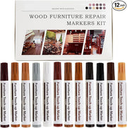 SEISSO Wood Repair Markers – 12 Color Touch Up Pens