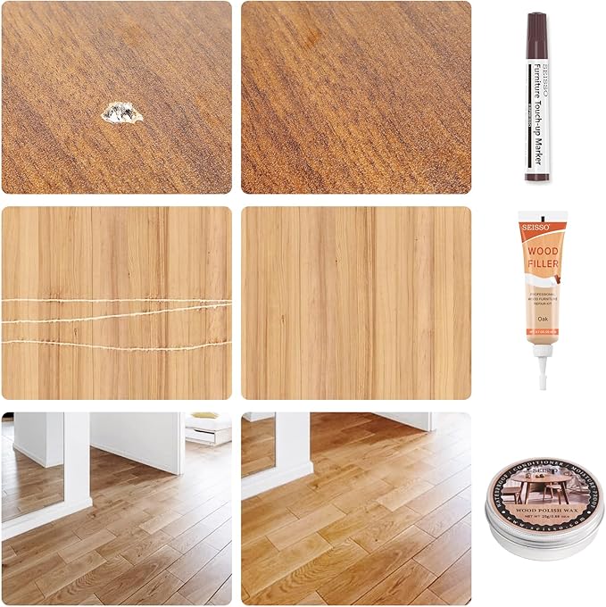 木製家具修理キット - オーク材修理キット(18個入り)