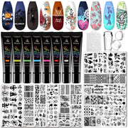 Biutee Nail Stamping Kit – 12PCS Plates with Stamper, Flower, Lace, Animal & Holiday Nail Art Designs