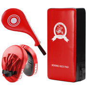 CYFIE 3-in-1 子供&大人用ボクシングトレーニングセット - パンチングミット、キック&ターゲットパッド