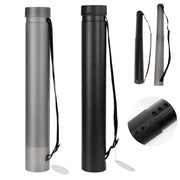 DEWEL 伸縮式ポスターチューブ 防水書類収納ケース ストラップ付き 2個パック