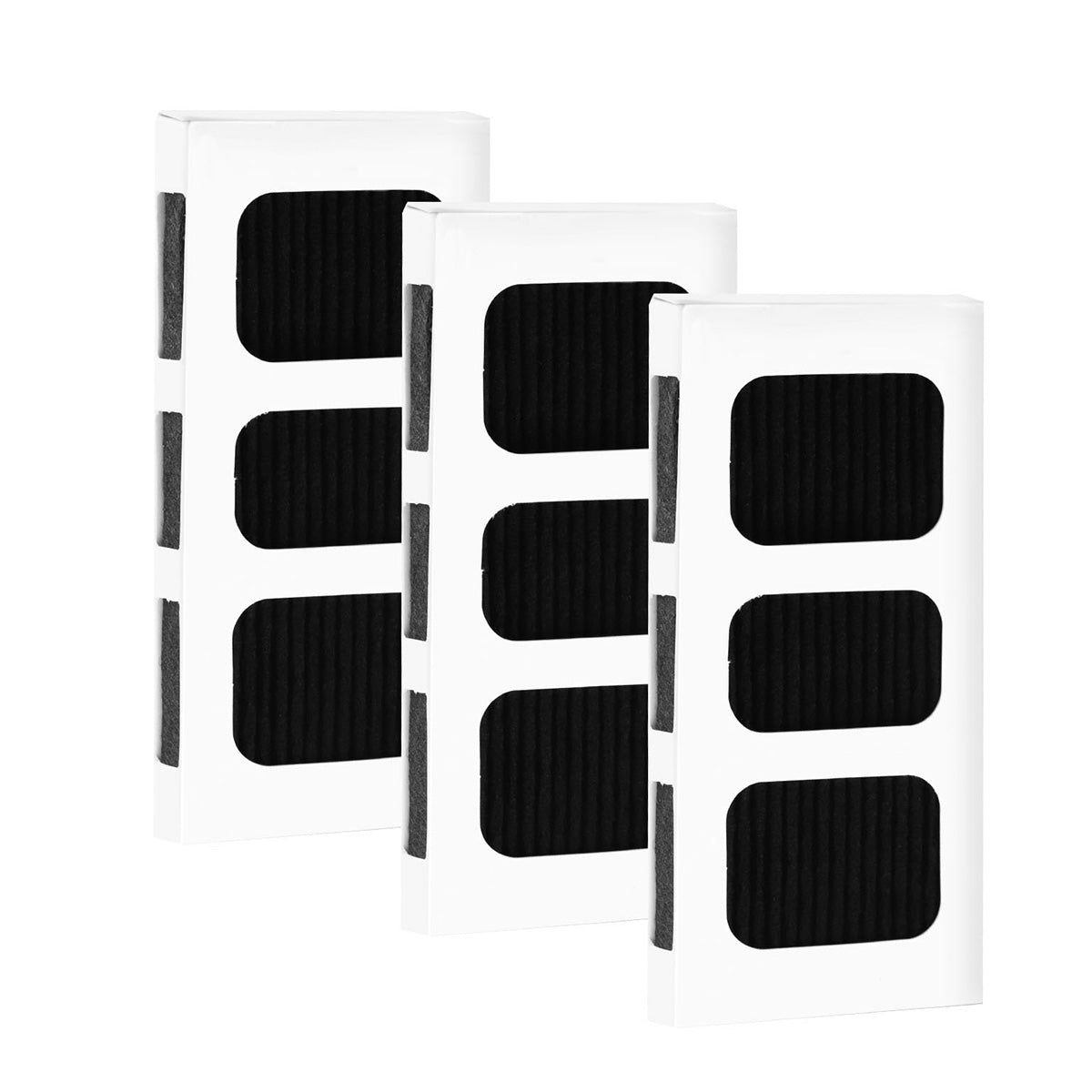 SEISSO Refrigerator Air Filter Replacement 3 Pack for Pure Air