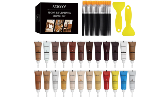 木部 木製品 補修 フローリング 傷補修 傷 SEISSO キズ キズ隠し キズかくし キズ消し 補修クリーム キズ補修 クリーム すり傷 パテ 床 補修 床の傷 消す ドア補修 傷消し 傷隠し 家具 24色入り 24本セット