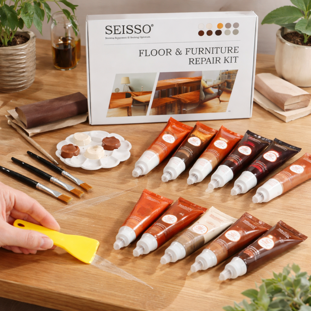 Best Wood Furniture Repair Kit for Scratches, Cracks & Floors | SEISSO