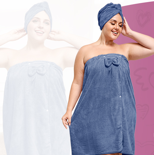 The Towel That Finally Stays Put: Say Goodbye to Post-Shower Fumbles