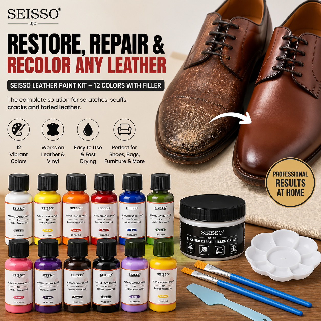 Ultimate Guide to Choosing the Best Leather Paint Kit for Shoes & Leather Repairs