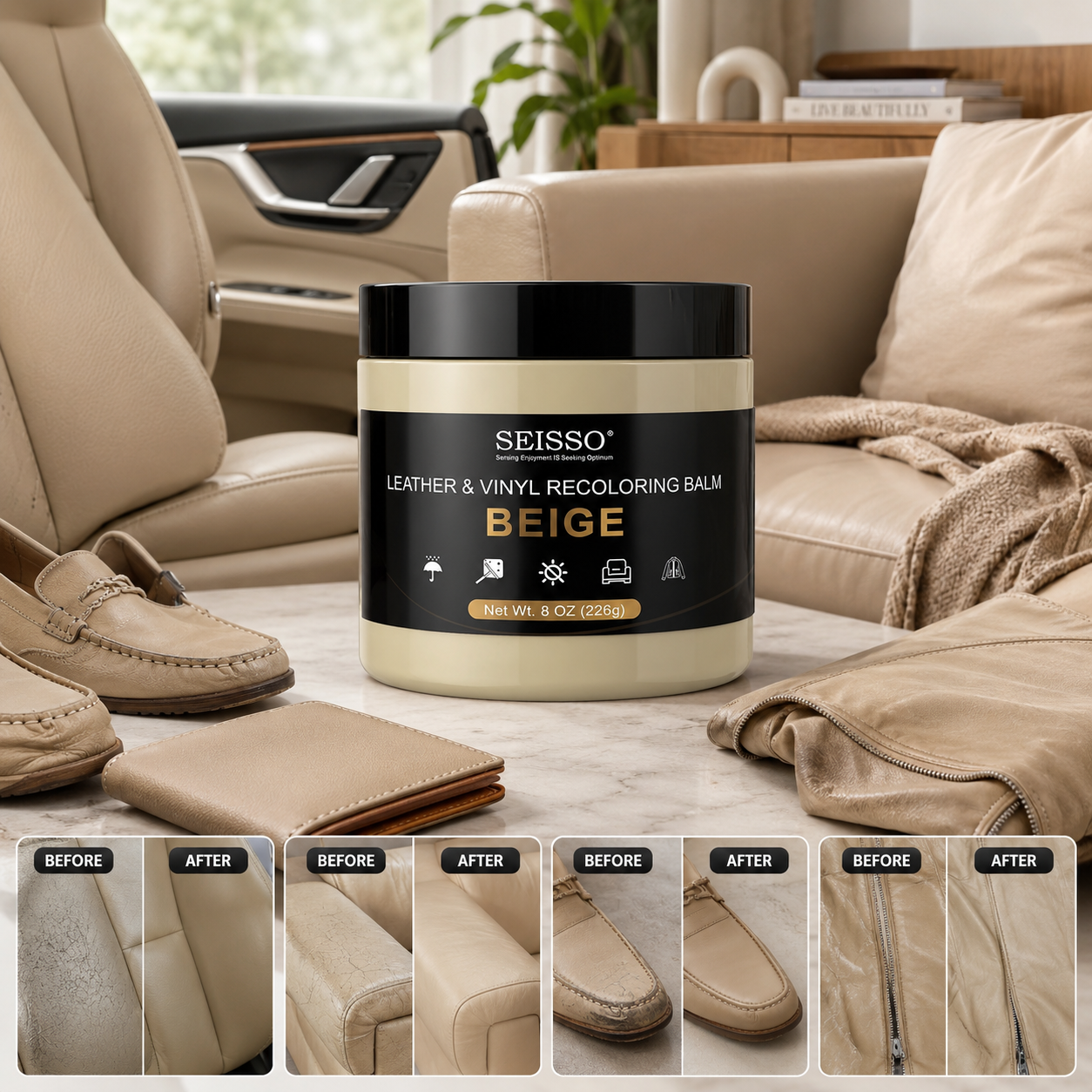 How to Restore Worn Leather with the Right Beige Leather Repair Kit