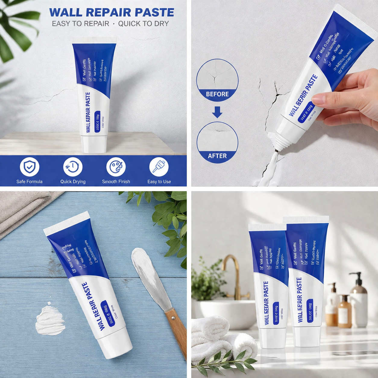 How to Repair Wall Cracks, Holes & Scratches: Easy DIY Guide