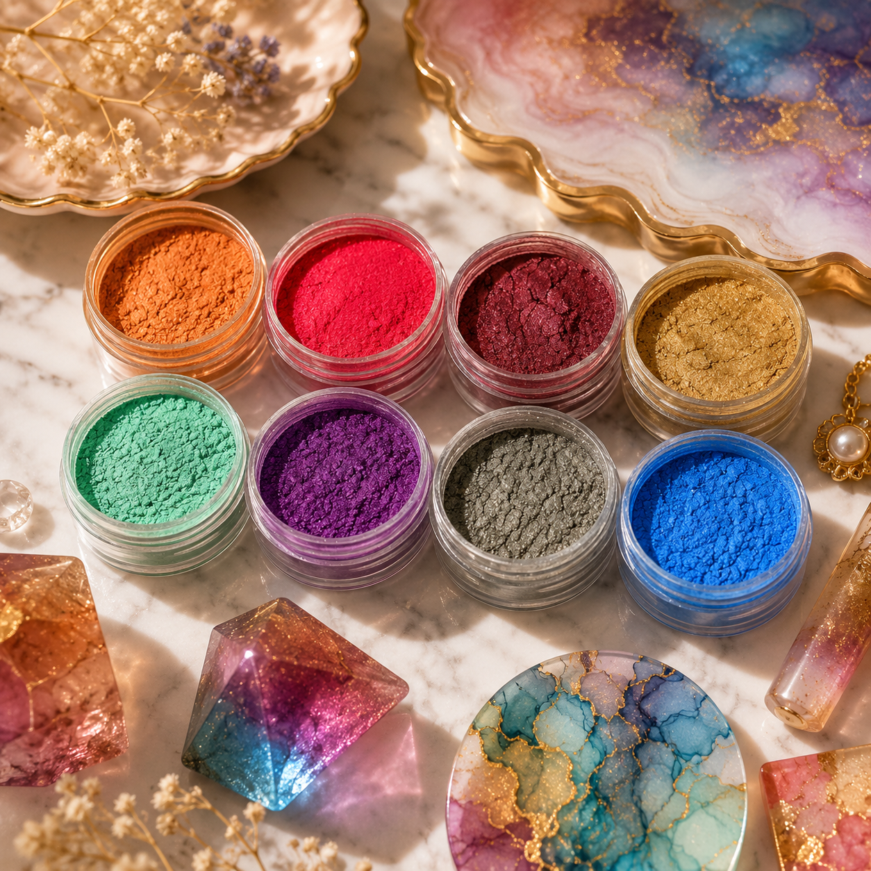 How to Use Mica Powder for Resin, Soap, Slime & Nail Art: A Beginner-Friendly Guide