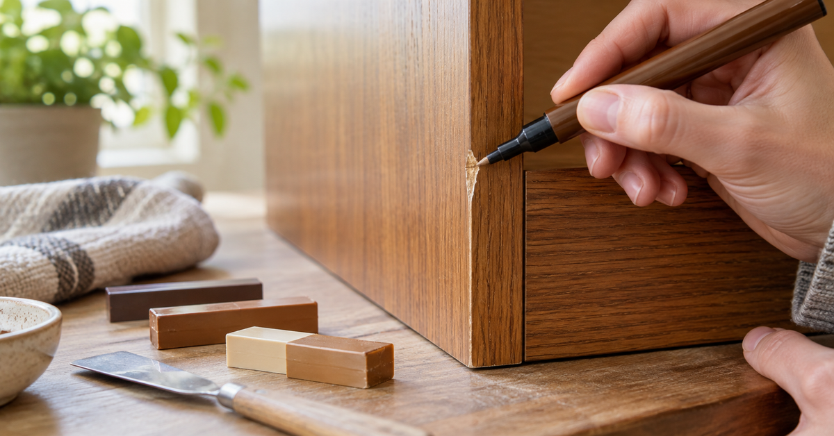 How to Repair Chipped Laminate Furniture Edges cover image