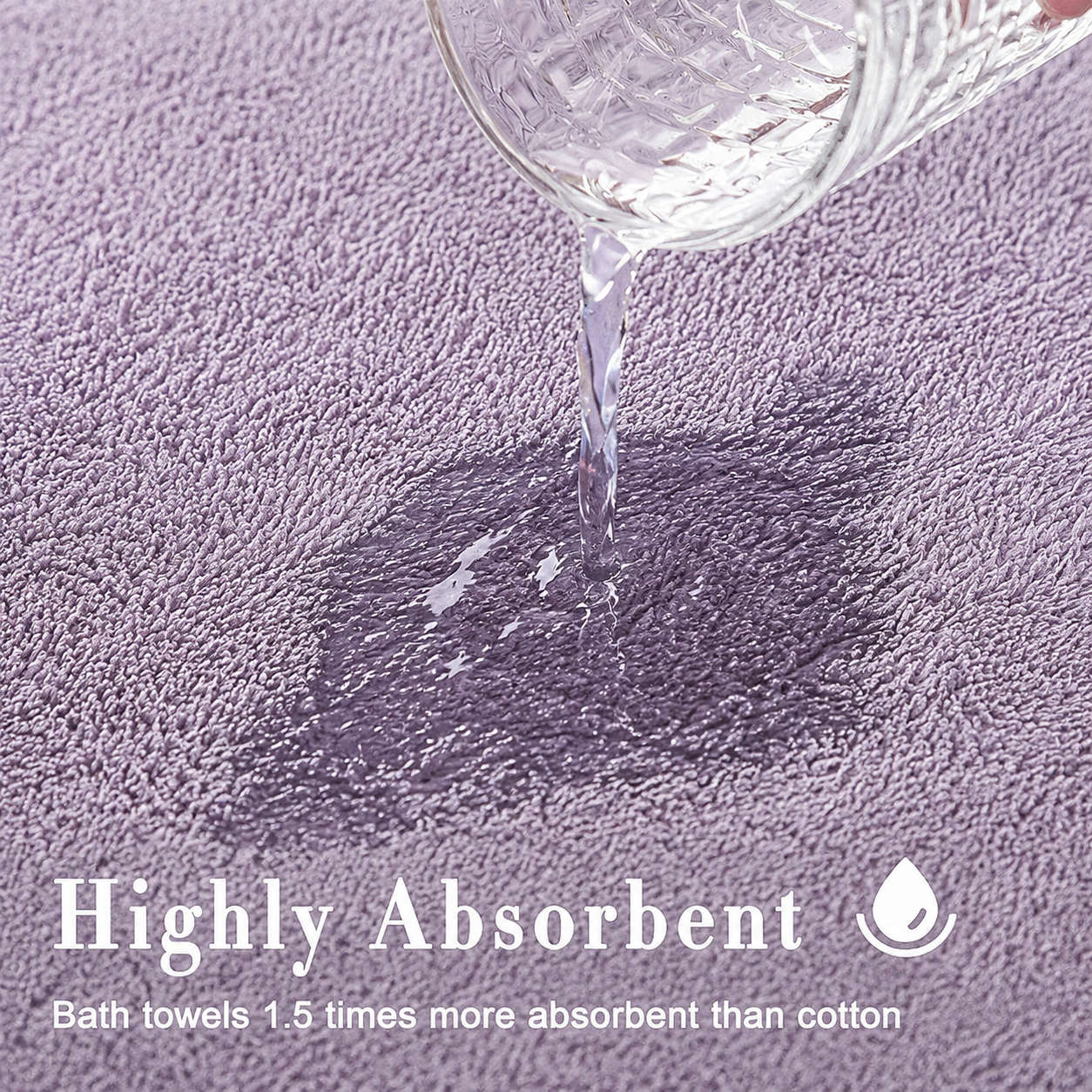SEISSO Oversized XL Bath Towels Mixed Color Set, 35x63