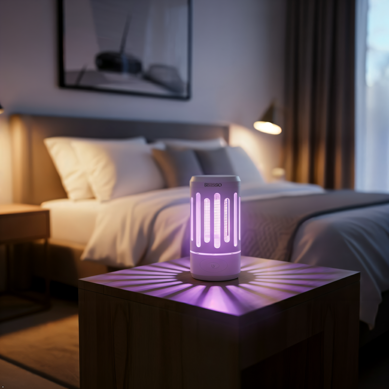 SEISSO Electric Insect Killer – USB Rechargeable Indoor & Outdoor Mosquito Trap