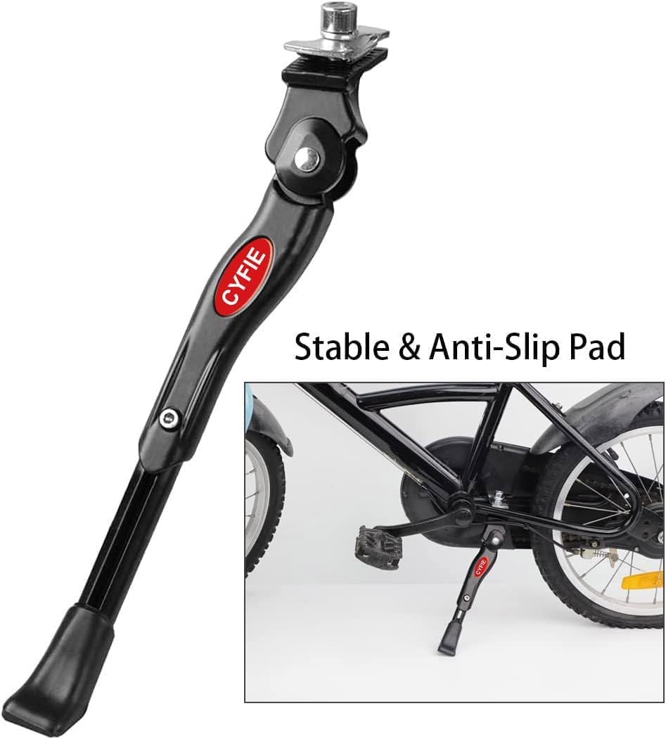 Cyfie Adjustable Bike Kickstand for 16"/18"/20" Kids Bikes Aluminum Alloy