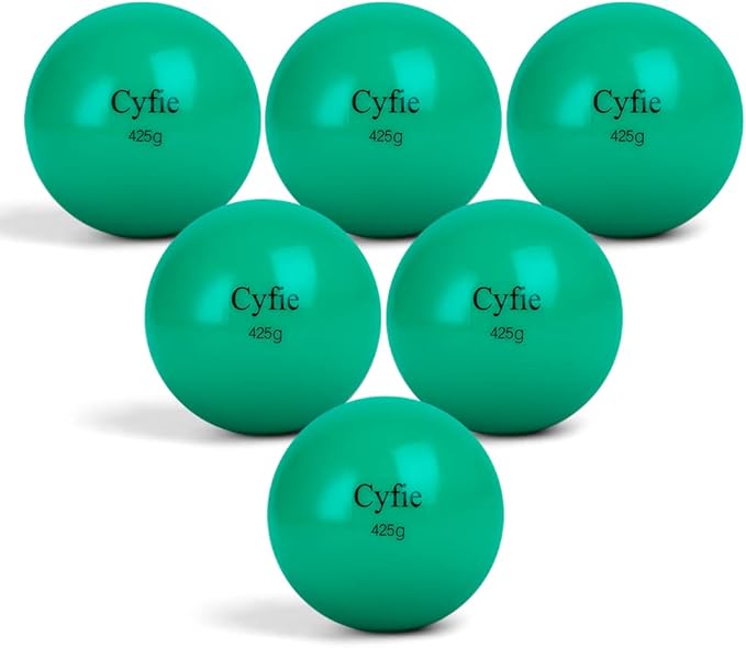 Cyfie Heavy Weighted Baseball/Softball Training Balls – 6 Pack for Hitting, Pitching & Throwing Practice