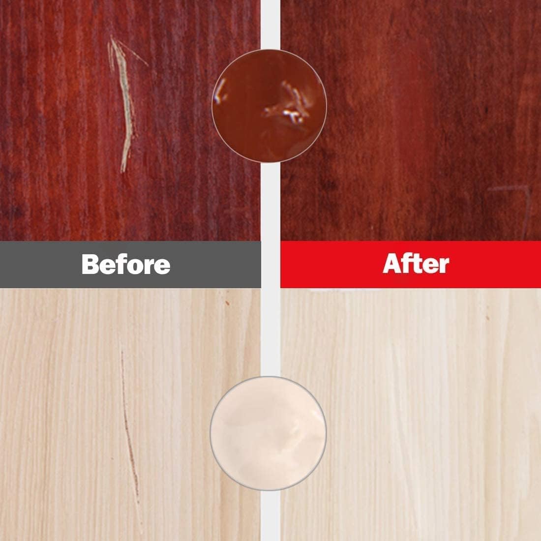 SEISSO Wood Repair Kit 12 Colors for Furniture Floor Table Cabinet Door