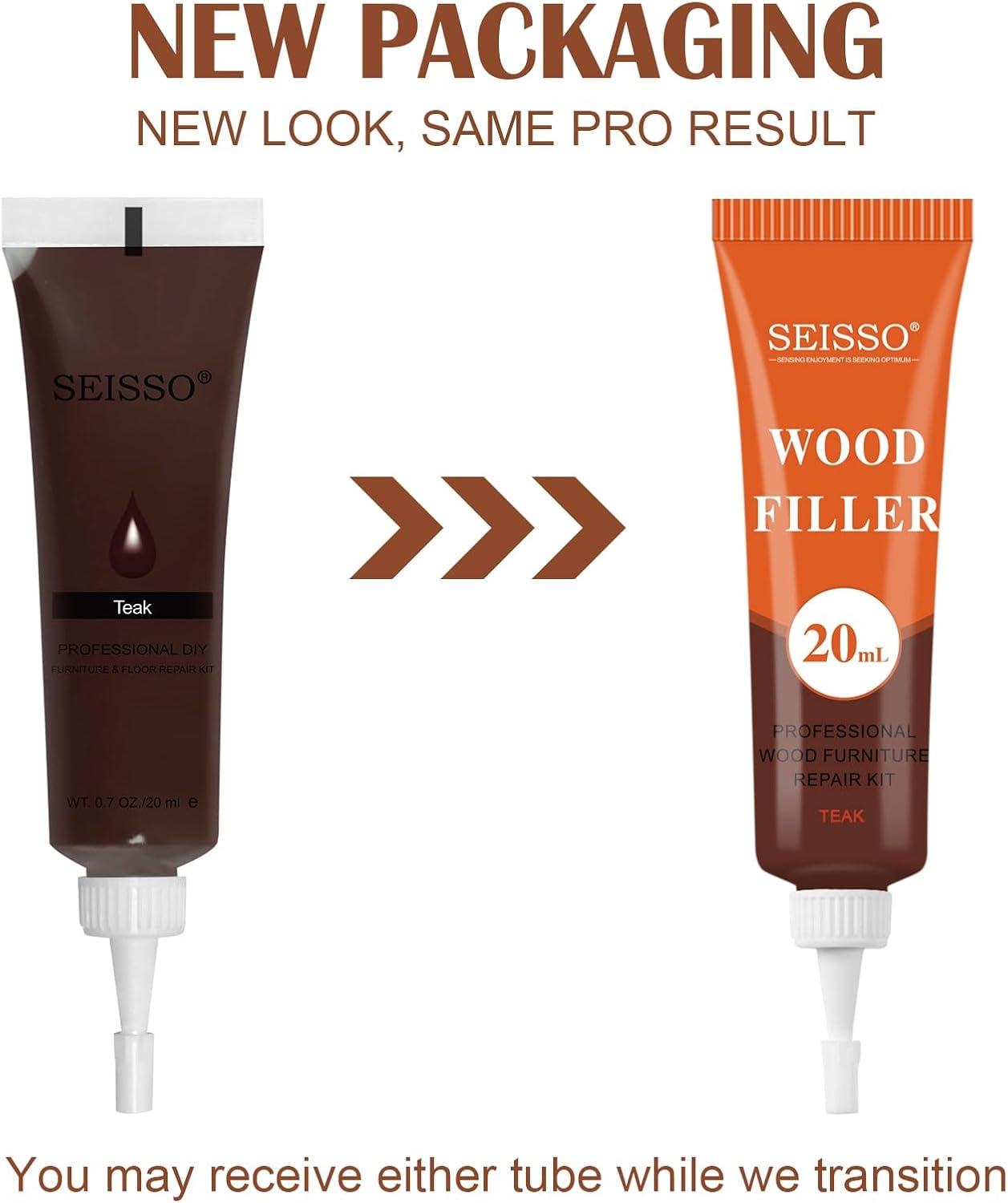 SEISSO Wood Furniture Repair Kit – 24 Colors 50pcs Fillers & Tools