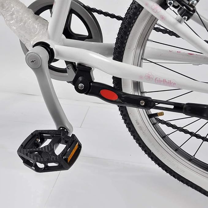 SEISSO Adjustable Bike Kickstand for 20"/22" Wheels, Center Mount Aluminum Bike Stand